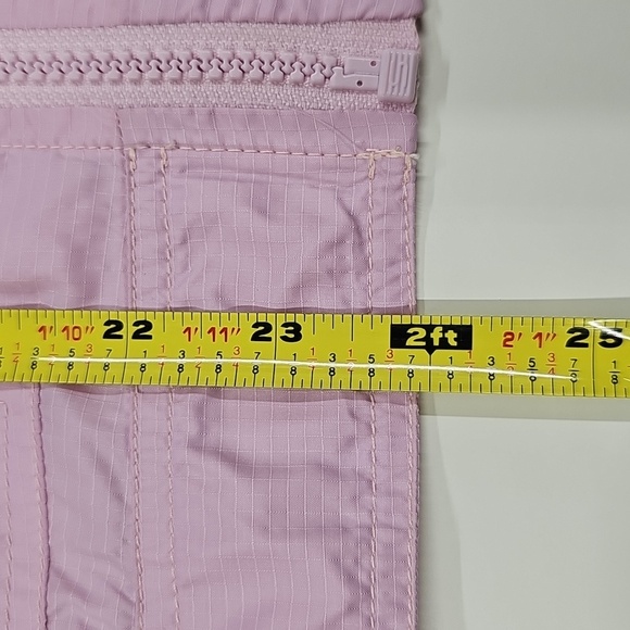 Lacoste Women's Soft Pink Rose Wind Breaker Zip Front Jacket Size 12 New W/Tag - Picture 13 of 13